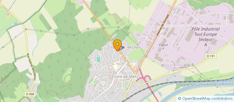 localisation de l'entreprise MONSIEUR PASCAL GYARMATY à TOUL