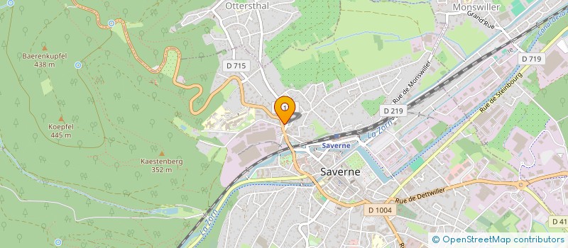 localisation de l'entreprise MONSIEUR PASCAL HABERER  SAVERNE