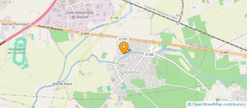 localisation de l'entreprise MONSIEUR PASCAL HADJEZ  RODILHAN