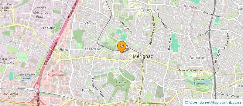 localisation de l'entreprise MONSIEUR PASCAL HAFFAF  MERIGNAC