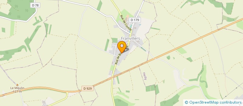 localisation de l'entreprise MONSIEUR PASCAL HAINSELIN  FRANVILLERS