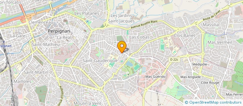 localisation de l'entreprise MONSIEUR PASCAL HAMEL  PERPIGNAN