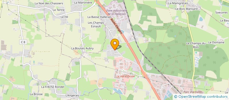 localisation de l'entreprise MONSIEUR PASCAL HAMEL à VERN-SUR-SEICHE