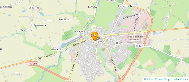 localisation de l'entreprise MONSIEUR PASCAL HAMELIN à LYS-HAUT-LAYON