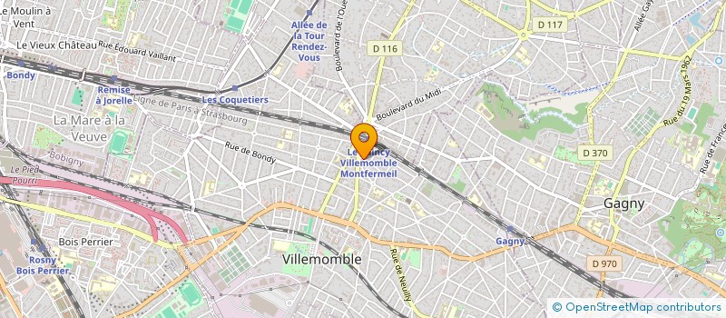 localisation de l'entreprise MONSIEUR PASCAL HAMMON à VILLEMOMBLE