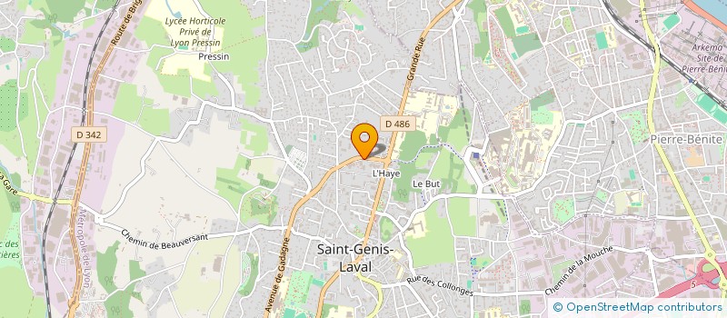 localisation de l'entreprise MONSIEUR PASCAL HANKENNE  SAINT-GENIS-LAVAL