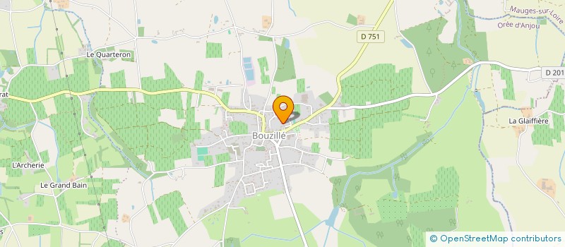 localisation de l'entreprise MONSIEUR PASCAL HAREL  OREE-D'ANJOU