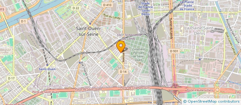 localisation de l'entreprise MONSIEUR PASCAL HARLAUT à SAINT-OUEN-SUR-SEINE