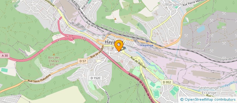 localisation de l'entreprise MONSIEUR PASCAL HARTZ à HAYANGE