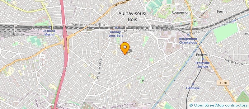 localisation de l'entreprise MONSIEUR PASCAL HATIEZ à AULNAY-SOUS-BOIS