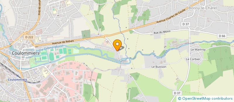 localisation de l'entreprise MONSIEUR PASCAL HAUDEGOND à COULOMMIERS