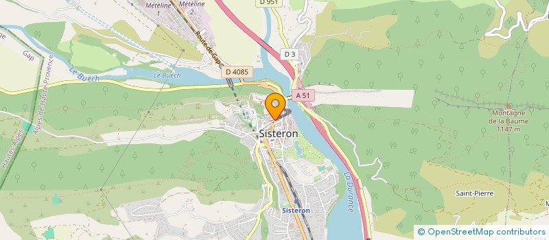 localisation de l'entreprise MONSIEUR PASCAL HAUDICOT  SISTERON