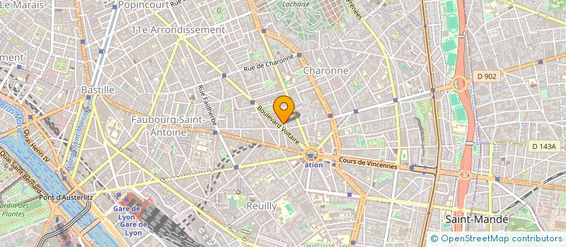 localisation de l'entreprise MONSIEUR PASCAL HEBERT  PARIS