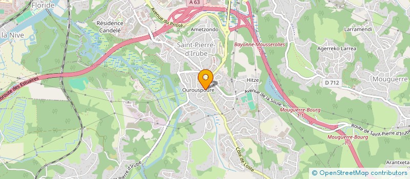 localisation de l'entreprise MONSIEUR PASCAL HEBERT  SAINT-PIERRE-D'IRUBE