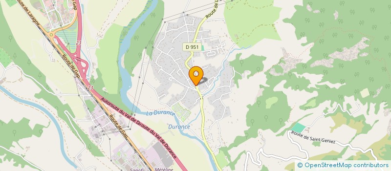 localisation de l'entreprise MONSIEUR PASCAL HEBIDI  SISTERON