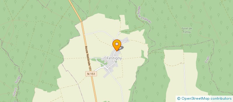 localisation de l'entreprise MONSIEUR PASCAL HELENE  FESTIGNY