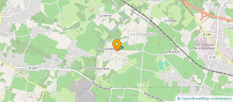 localisation de l'entreprise MONSIEUR PASCAL HELIX à LA HAIE-FOUASSIERE
