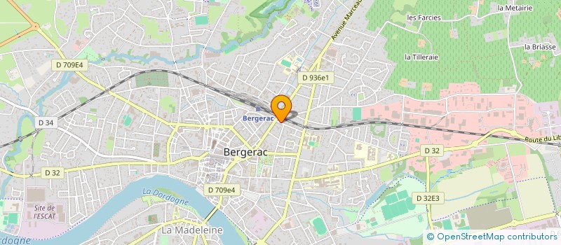 localisation de l'entreprise MONSIEUR PASCAL HELLRIGEL  BERGERAC