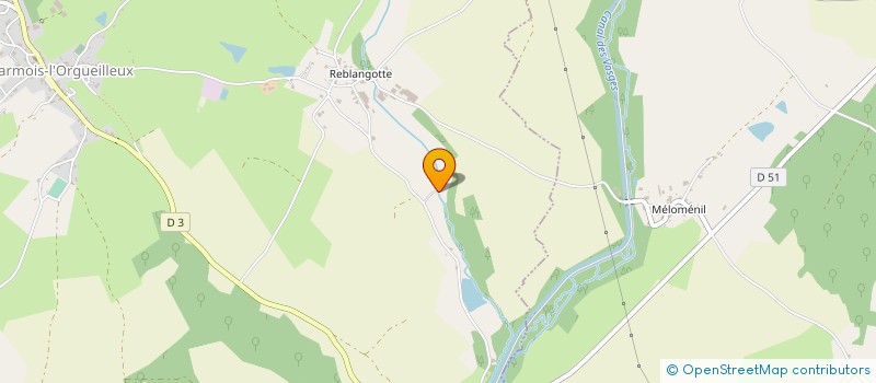 localisation de l'entreprise MONSIEUR PASCAL HENNEQUIN  CHARMOIS-L'ORGUEILLEUX