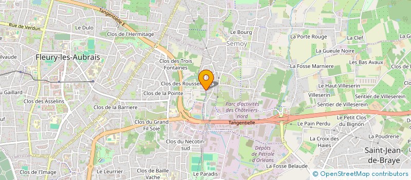 localisation de l'entreprise MONSIEUR PASCAL HENONIN  ORLEANS