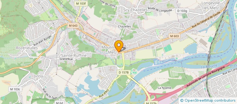 localisation de l'entreprise MONSIEUR PASCAL HENRI FAVERO  MOULINS-LES-METZ