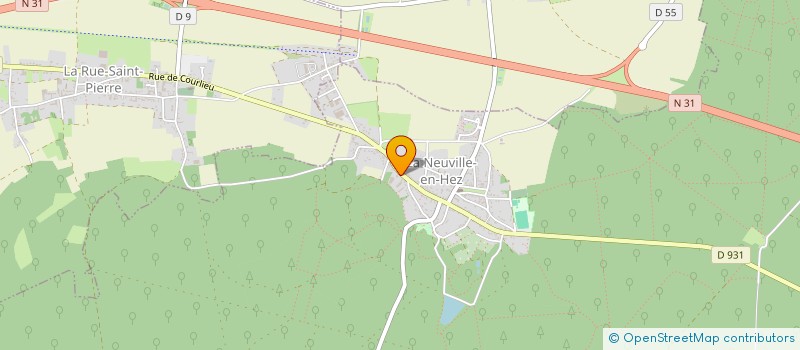localisation de l'entreprise MONSIEUR PASCAL HENRY  LA NEUVILLE-EN-HEZ