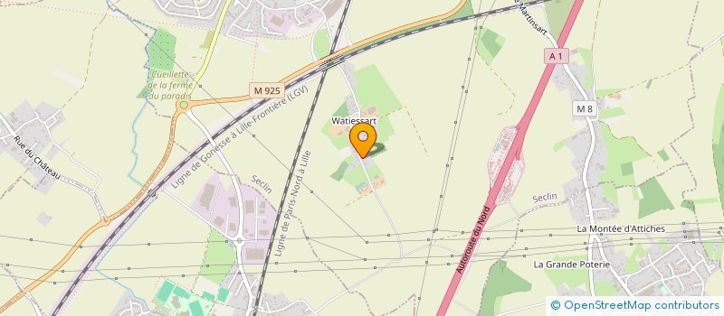 localisation de l'entreprise MONSIEUR PASCAL HENRY REMY DESCAMPS à SECLIN