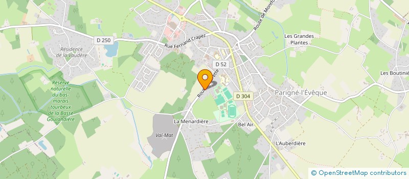 localisation de l'entreprise MONSIEUR PASCAL HERAULT  PARIGNE-L'EVEQUE