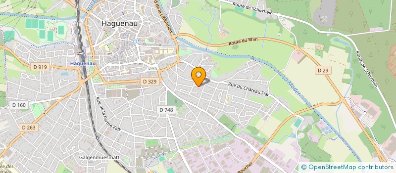 localisation de l'entreprise MONSIEUR PASCAL HERBER  HAGUENAU