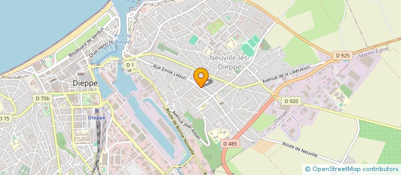 localisation de l'entreprise MONSIEUR PASCAL HERCE  DIEPPE