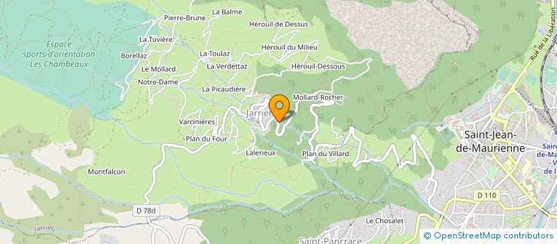 localisation de l'entreprise MONSIEUR PASCAL HERIVEAU  ALBIEZ-MONTROND