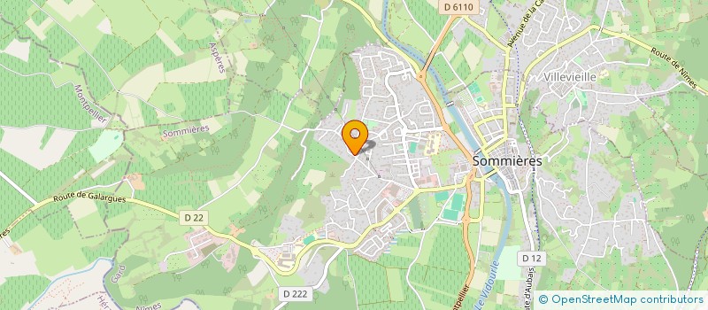 localisation de l'entreprise MONSIEUR PASCAL HERLEMANN  SOMMIERES