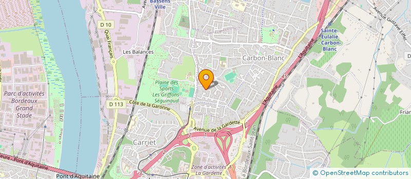 localisation de l'entreprise MONSIEUR PASCAL HERNANDEZ  CARBON-BLANC