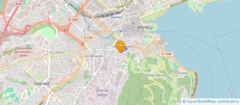 localisation de l'entreprise MONSIEUR PASCAL HERNANDEZ à ANNECY
