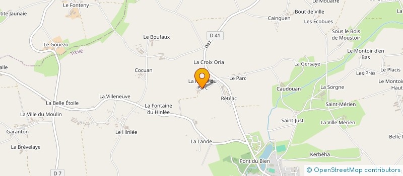 localisation de l'entreprise MONSIEUR PASCAL HERVO  TREVE