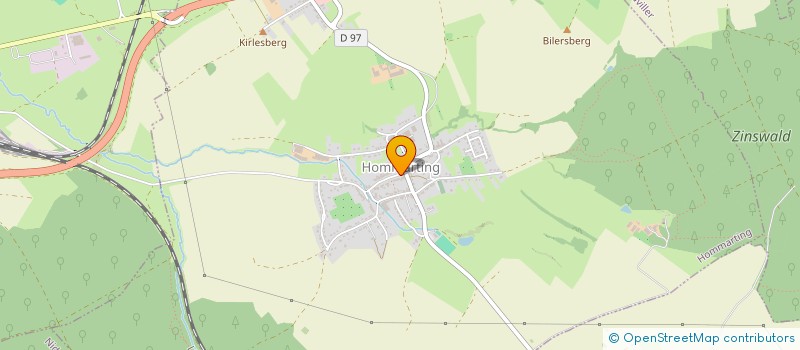 localisation de l'entreprise MONSIEUR PASCAL HERZOG  HOMMARTING