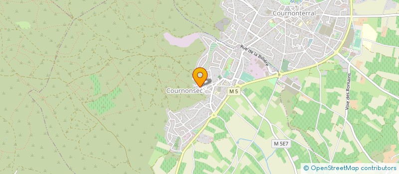 localisation de l'entreprise MONSIEUR PASCAL HETZLEN  COURNONSEC