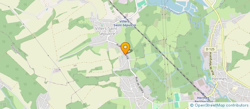 localisation de l'entreprise MONSIEUR PASCAL HEUGEBAERT  VILLERS-SAINT-SEPULCRE