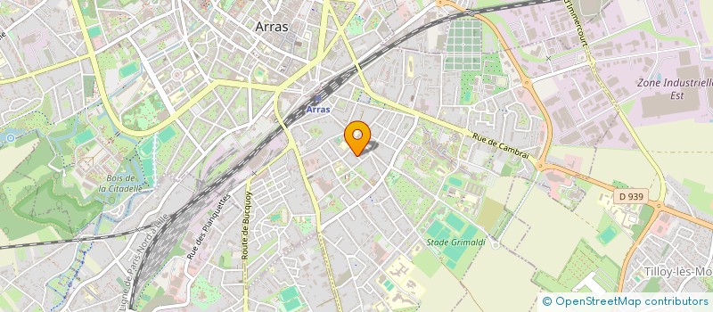 localisation de l'entreprise MONSIEUR PASCAL HIERNARD à ARRAS