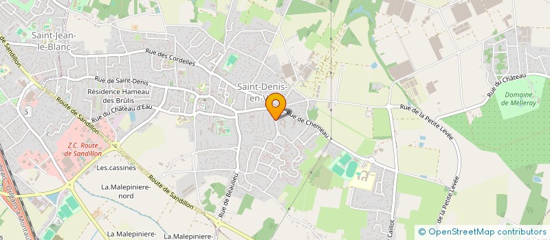 localisation de l'entreprise MONSIEUR PASCAL HIGELIN à SAINT-DENIS-EN-VAL