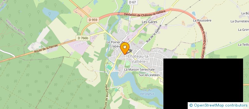 localisation de l'entreprise MONSIEUR PASCAL HILLION  CHATEAU-LA-VALLIERE