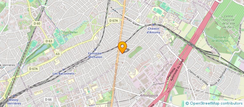 localisation de l'entreprise MONSIEUR PASCAL HILLIQUIN à ANTONY