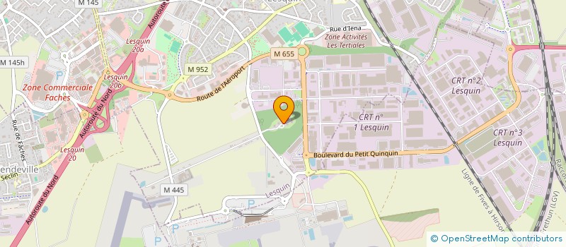 localisation de l'entreprise MONSIEUR PASCAL HOARAU CATHARINA à LESQUIN