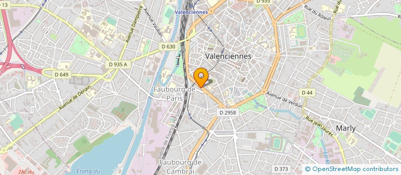 localisation de l'entreprise MONSIEUR PASCAL HOLLENSETT à VALENCIENNES