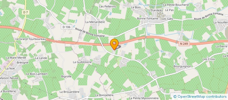 localisation de l'entreprise MONSIEUR PASCAL HONORE à VALLET