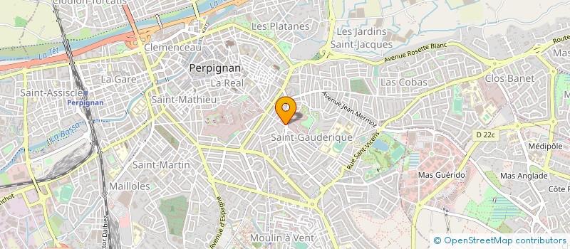 localisation de l'entreprise MONSIEUR PASCAL HONTARREDE  PERPIGNAN