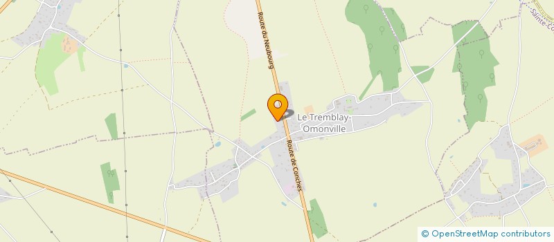 localisation de l'entreprise MONSIEUR PASCAL HOUARD  SAINTE-COLOMBE-LA-COMMANDERIE