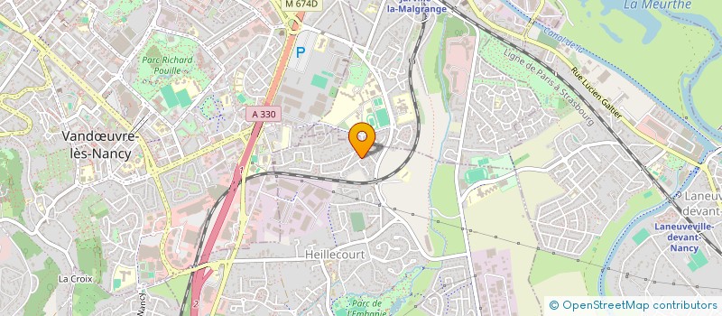 localisation de l'entreprise MONSIEUR PASCAL HOUARD  HEILLECOURT