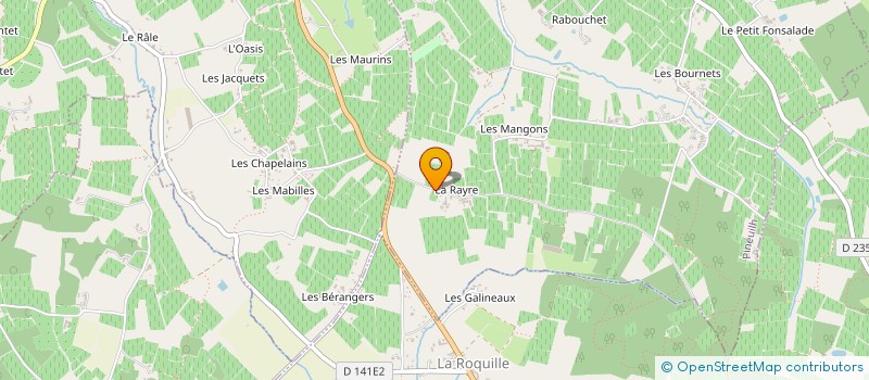 localisation de l'entreprise MONSIEUR PASCAL HOURTOULE  PINEUILH