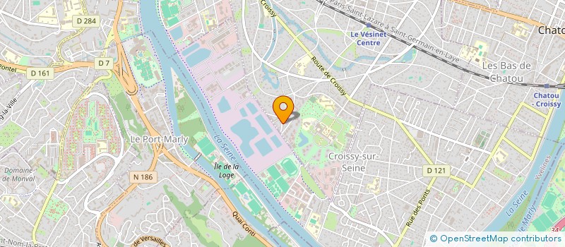 localisation de l'entreprise MONSIEUR PASCAL HOUSSIN  LE VESINET